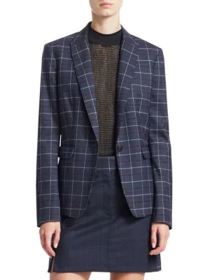 rag and bone lexington plaid blazer