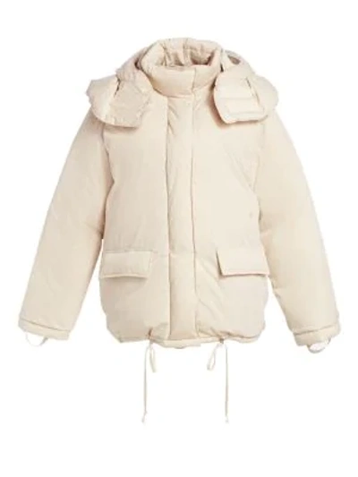 Shop Helmut Lang Down & Feather Fill Puffer Jacket In Moonlight