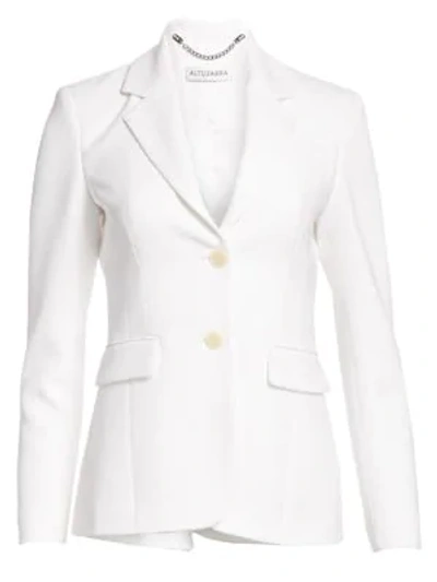 Shop Altuzarra Women's Fenice Jacket In Optic White