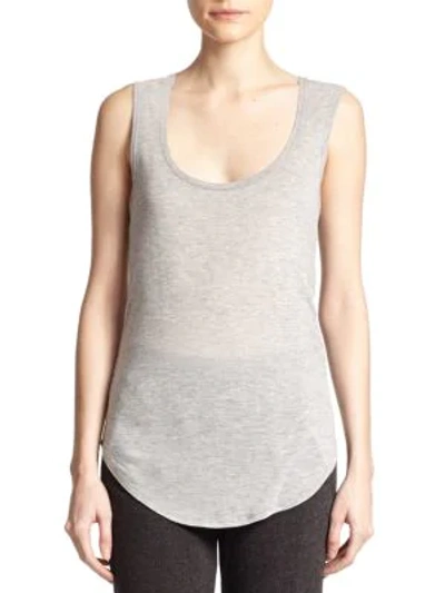 Shop Atm Anthony Thomas Melillo Sweetheart Tank Top In Heather Grey