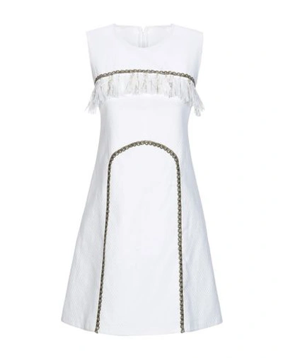 Shop Marco Bologna Short Dress In White