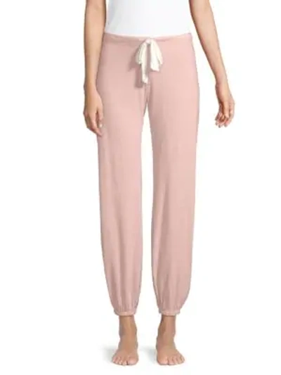 Shop Eberjey Heather Crop Pants In Cashmere Rose