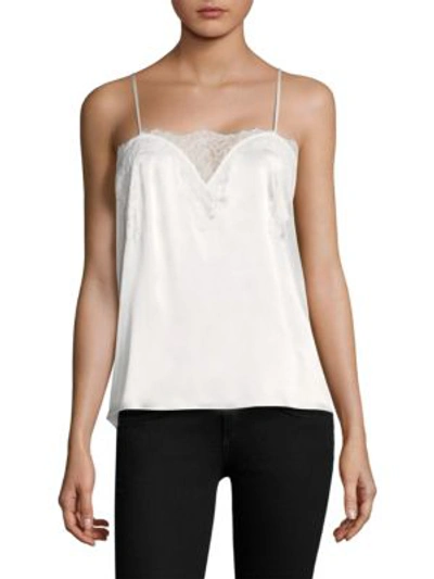 Shop Cami Nyc Women's Sweetheart Charmeuse Silk Camisole In White