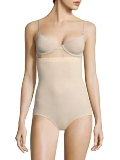 Shop Spanx Women's Higher Power Panty In Soft Nude