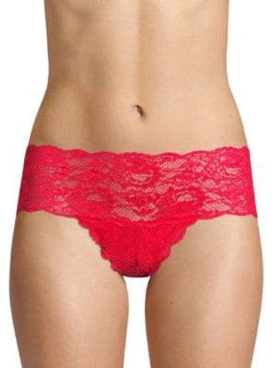 Shop Cosabella Never Say Never Hottie Hotpants In Mystic Red