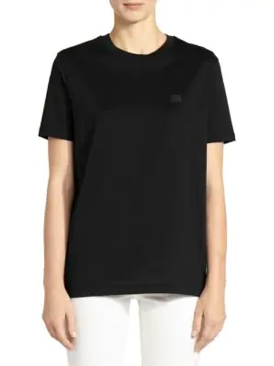 Shop Acne Studios Ellison Cotton T-shirt In Black