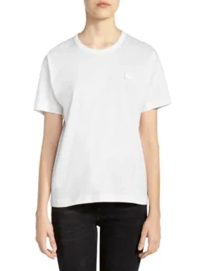 Shop Acne Studios Cotton T-shirt In Optic White