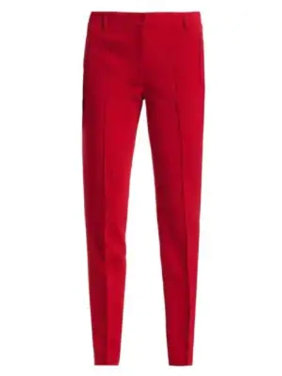 Shop Akris Punto Fabia Tapered Jersey Pants In Ruby
