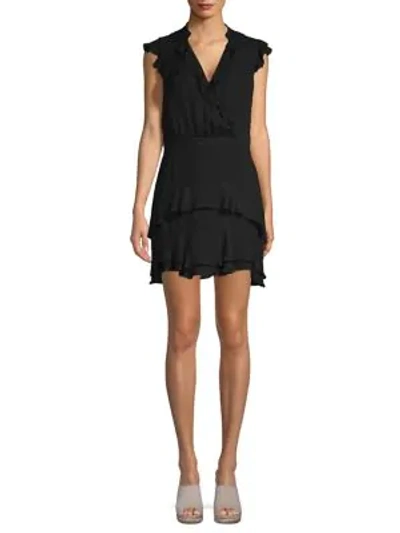 Shop Parker Tangia Ruffle Dress In Black
