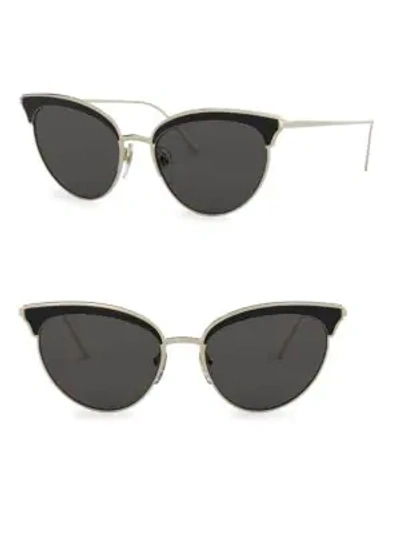 Shop Prada Women's 54mm Cateye Sunglasses In Gold Black