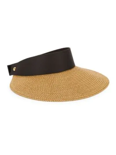 Shop Eric Javits Women's Champ Ii Hat In Natural Black