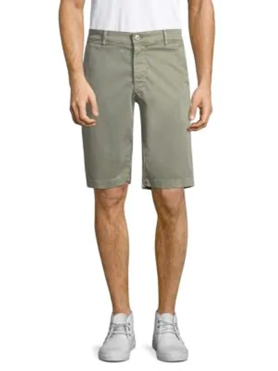Shop Ag Griffin Tailored Shorts In Sulfur Dry