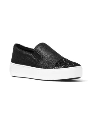 michael kors tia glitter platform sneakers