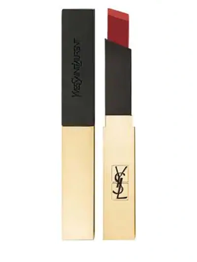 Shop Saint Laurent Rouge Pur Couture The Slim Matte Lipstick In 23 Mystery Red