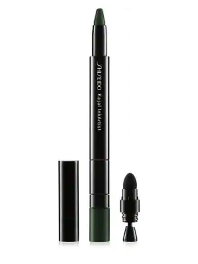 Shop Shiseido Women's Kajal Inkartist 4-in-1 Eye Pencil In 06 Birodo Green
