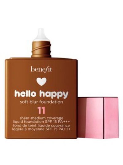 Shop Benefit Cosmetics Hello Happy Soft Blur Foundation In Shade 11 Dark Neutral