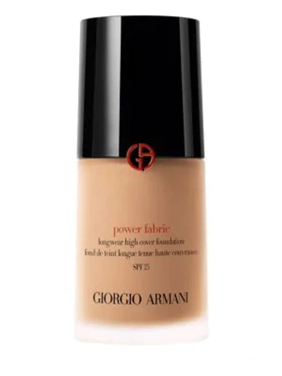 Shop Giorgio Armani Women's Power Fabric Longwear High Cover Liquid Foundation In Beige