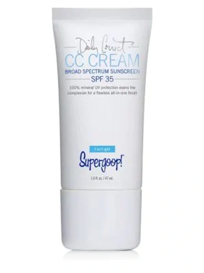Shop Supergoop Daily Correct Cc Cream Spf 35 Light To Medium In Fair Light