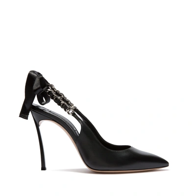 Shop Casadei Blade Kelly In Black