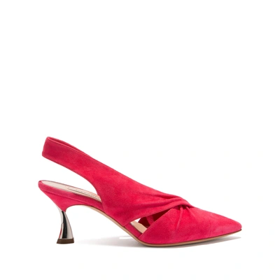 Shop Casadei K Blade Twisted In Energy Red