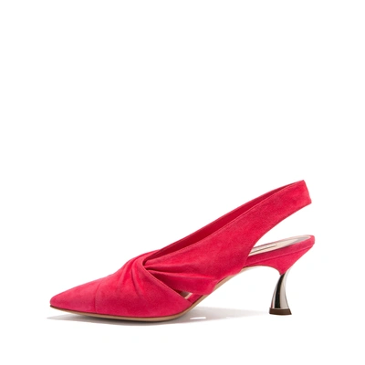 Shop Casadei K Blade Twisted In Energy Red