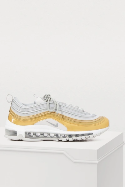 Shop Nike Air Max 97 Se Sneakers In Vast Grey/metallic Silver/mettalic Gold