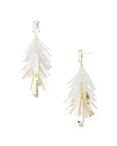 Shop Kendra Scott Jasper Earrings In Ivory