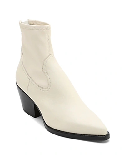 Shop Dolce Vita Women's Shanta Leather Western Booties In Off White