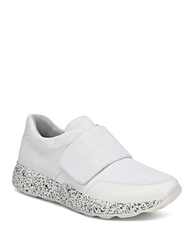Shop Vince Women's Gage Leather & Suede Sneakers In Vintage White