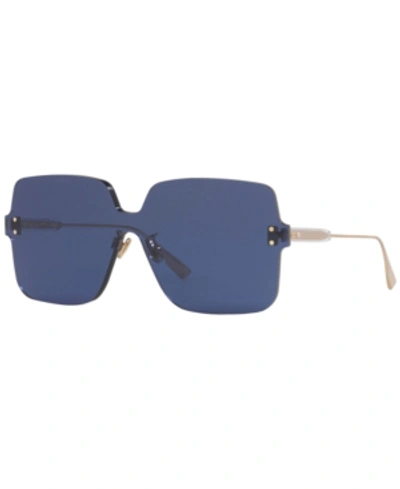 Shop Dior Sunglasses, Colorquake1 45 In Blue/ Blue