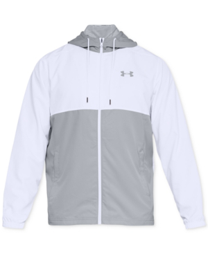 white under armour windbreaker