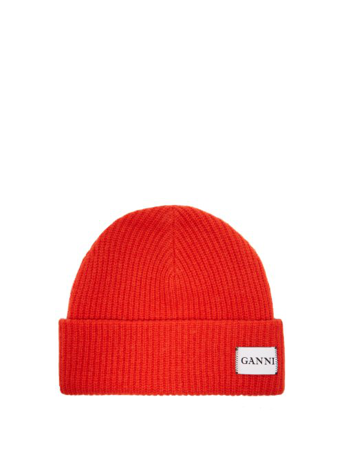 ganni beanie hat