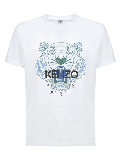 Shop Kenzo Short Sleeve T-shirt In Bianco Multicolor