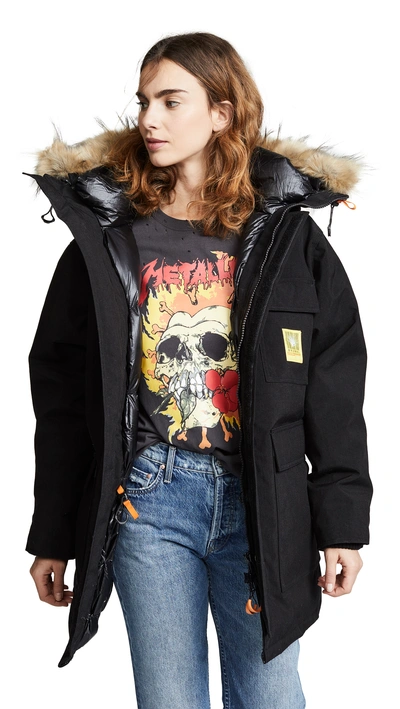 Shop Brumal Down Parka In Black