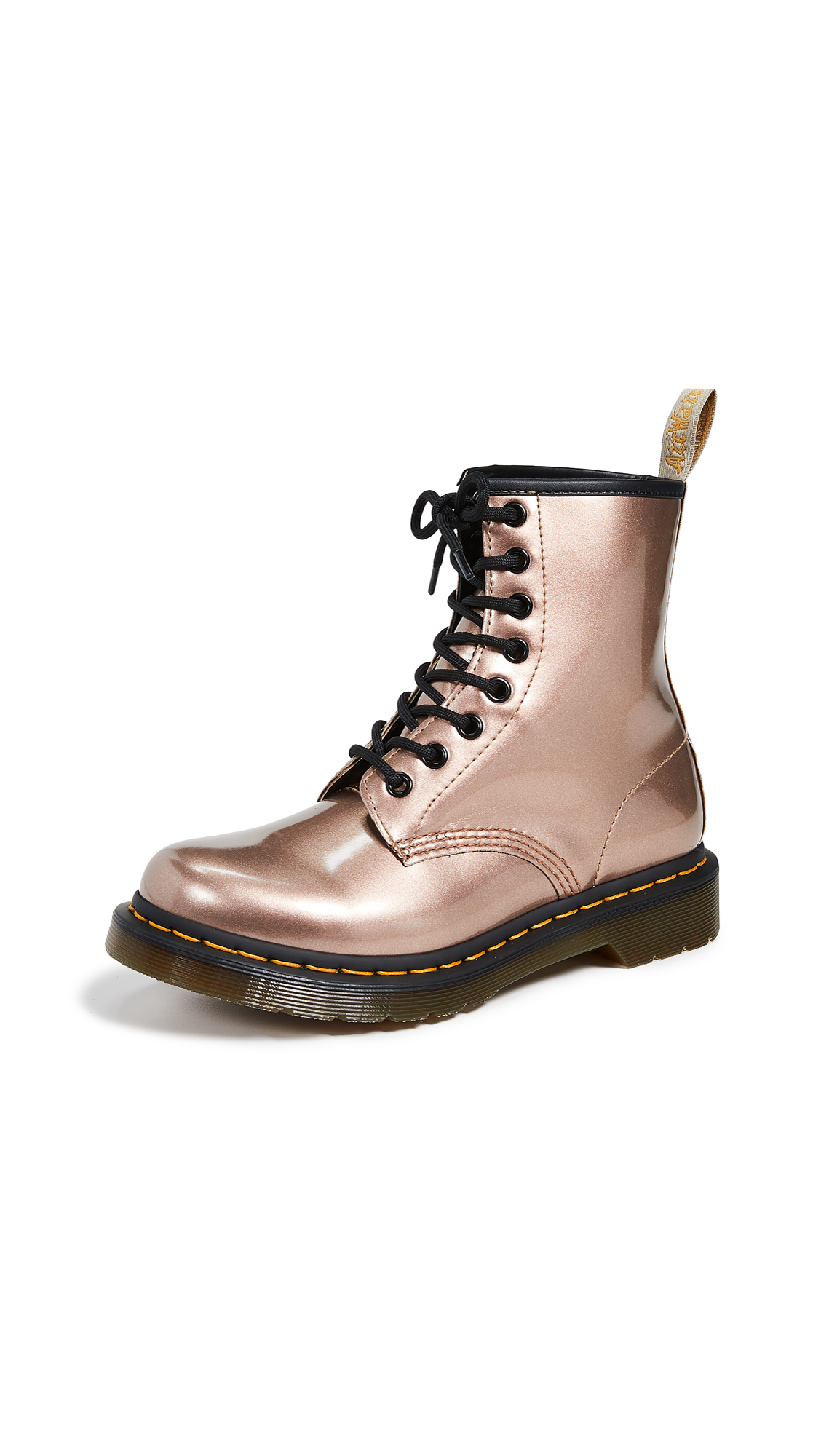 dr martens 1460 vegan rose gold