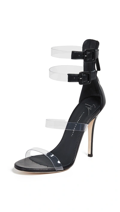 Shop Giuseppe Zanotti Alien 115mm Sandals In Transparente
