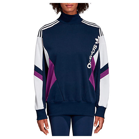 adidas originals block crew sweatshirt