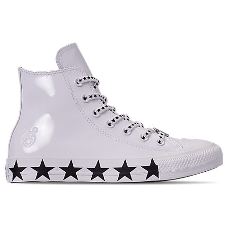 converse x miley cyrus chuck taylor all star high top faux patent