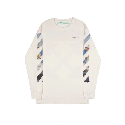 Shop Off-white Diag Colored Arrows Sweatshirt In White