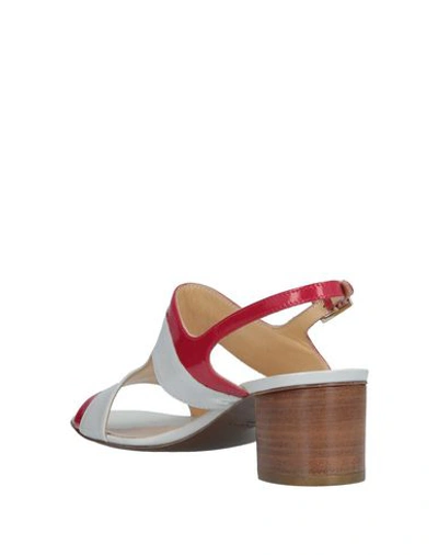 Shop A.testoni Sandals In White