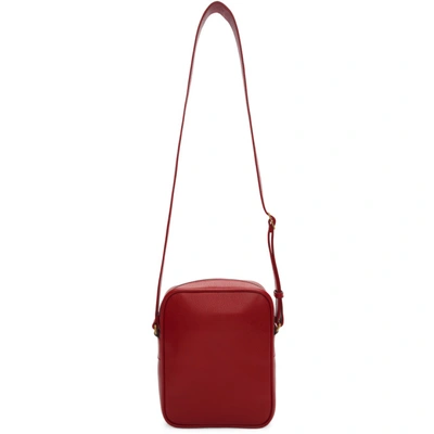 Shop Gucci Red Vintage Logo Messenger Bag In 6461 Red