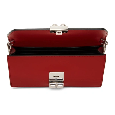 Shop Prada Red Mini Elektra Bag In F0c9f Red