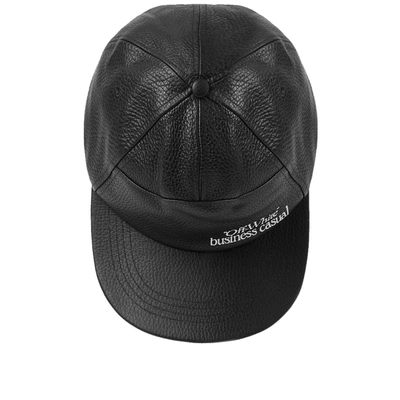 Shop Off-white 7 Panel Business Casual Cap In Black