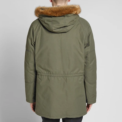 A.p.c. Extreme H Parka In Green | ModeSens