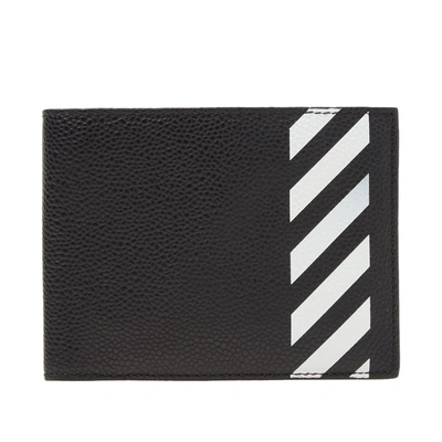 Shop Off-white Diagonals Billfold Wallet In Black