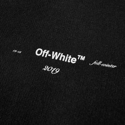 Shop Off-white Diagonal 3d Lines Crew Sweat In Black
