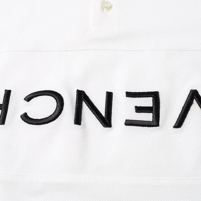 Shop Givenchy Upside Down Logo Polo In White