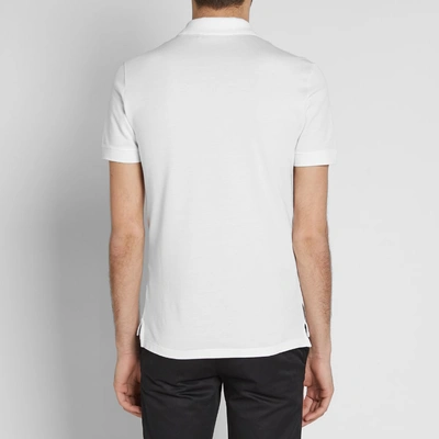 Shop Givenchy Upside Down Logo Polo In White