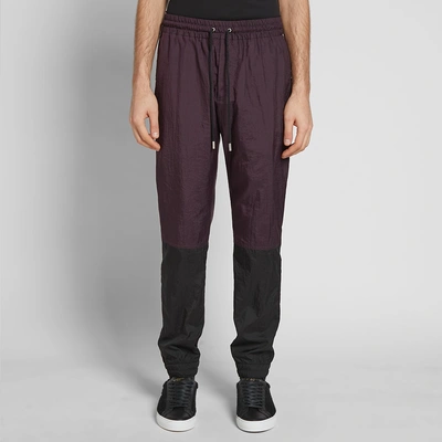 Shop Givenchy Matt Nylon Track Pant In Purple