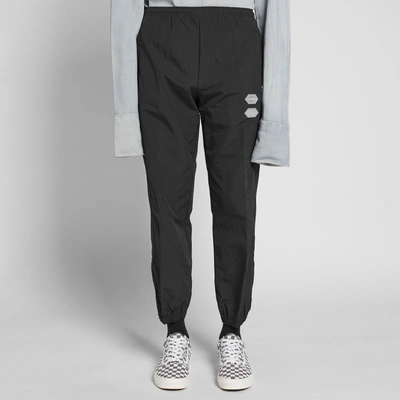 Shop Off-white Elastic Cuff Logo Track Pant In Black